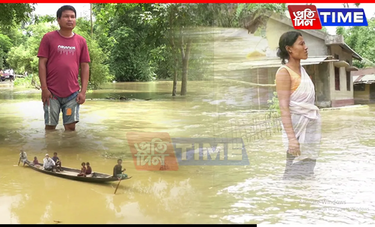 Assam Flood Situation Remains Grim: Major Rivers Surpass Danger Level, Death Toll Climbs to 72